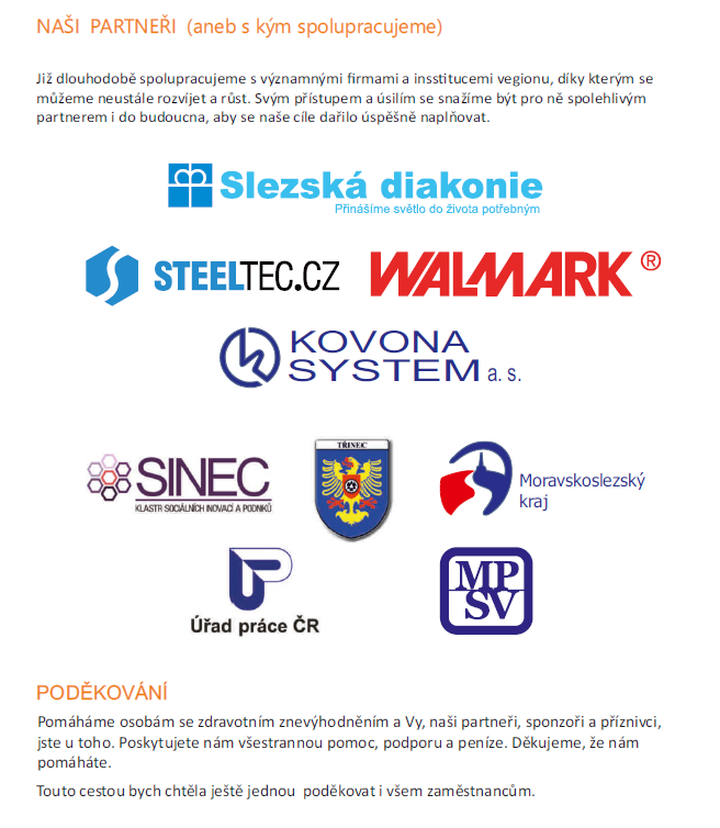 Partneři v roce 2022